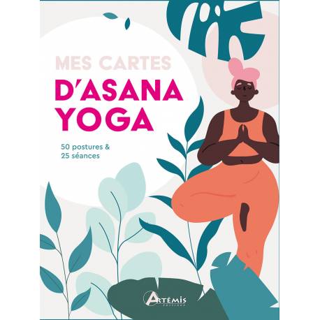 MES CARTES D'ASANA YOGA - COFFRET + 50 POSTURES & 25 SEANCES