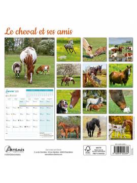 CALENDRIER LE CHEVAL ET SES AMIS 2025