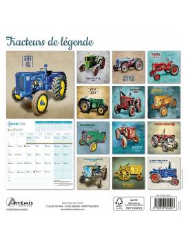 CALENDRIER TRACTEURS DE LEGENDE 2025