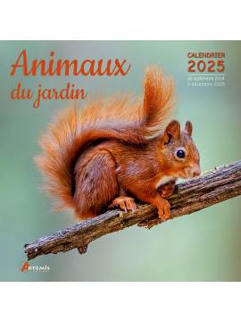 CALENDRIER ANIMAUX DU JARDIN 2025