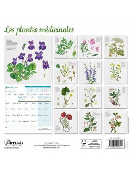 CALENDRIER LES PLANTES MEDICINALES 2025