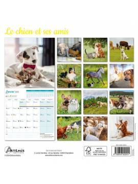 CALENDRIER LE CHIEN ET SES AMIS 2025