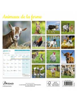 CALENDRIER ANIMAUX DE LA FERME 2025