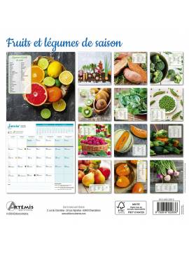 CALENDRIER FRUITS ET LEGUMES DE SAISON 2025