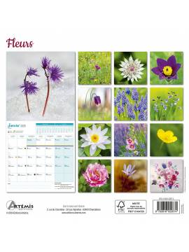 CALENDRIER FLEURS 2025