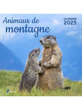 CALENDRIER ANIMAUX DE MONTAGNE 2025