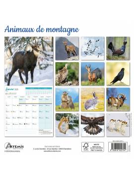 CALENDRIER ANIMAUX DE MONTAGNE 2025